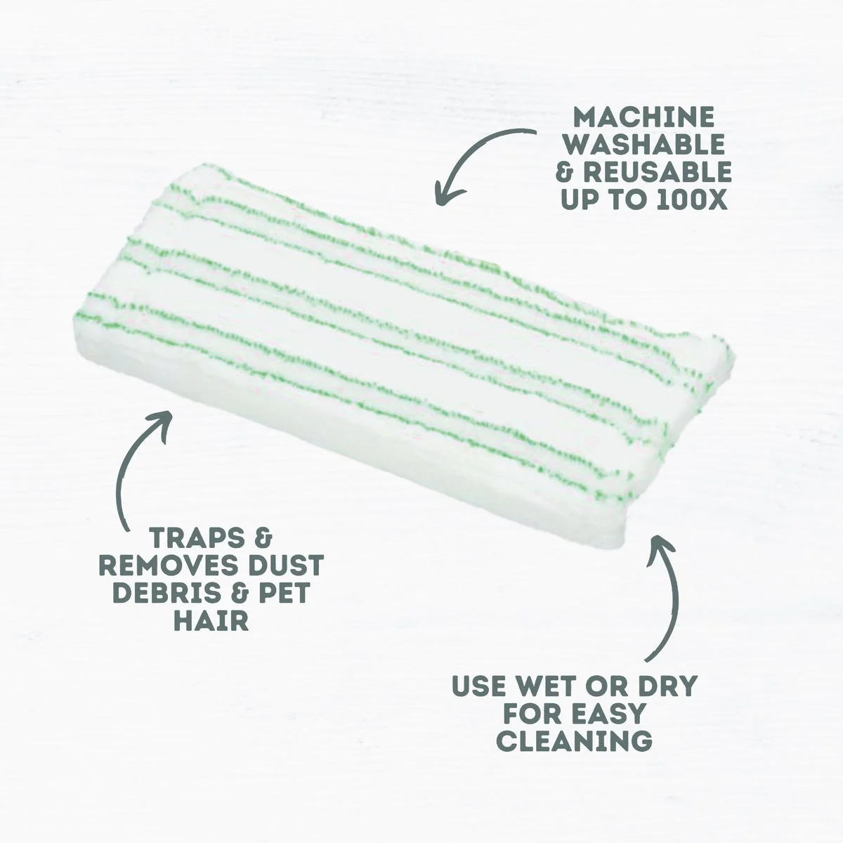 Organic Quick Shine Hard Surface Floor Mop Refill Pad High-Quality