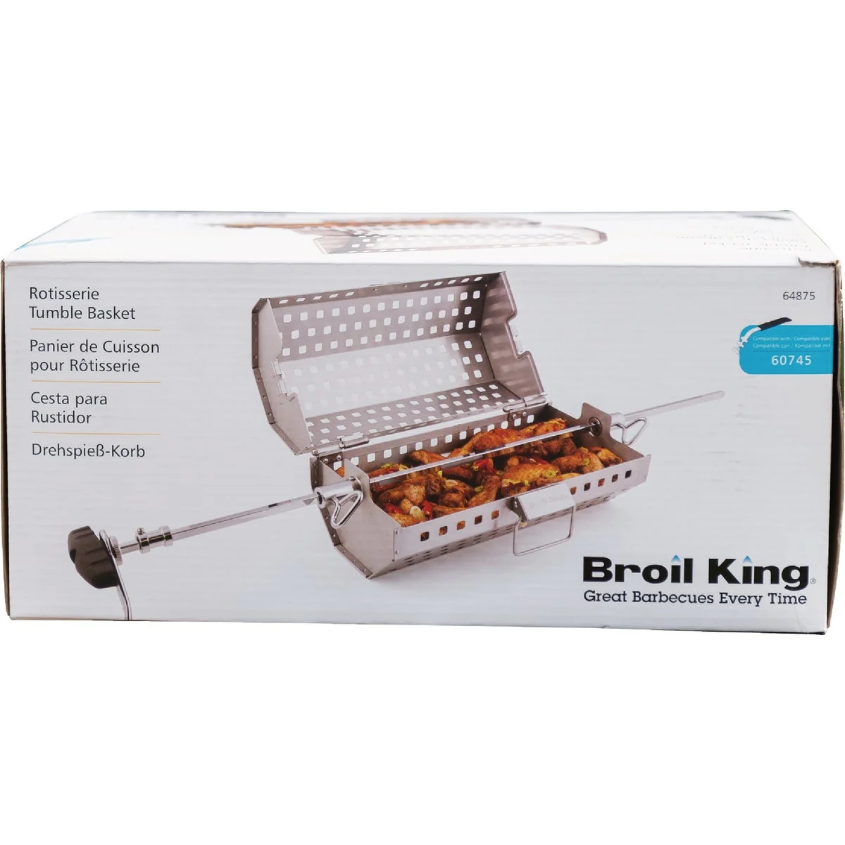 Proven Broil King Stainless Steel Rotisserie Tumble Basket Reliable