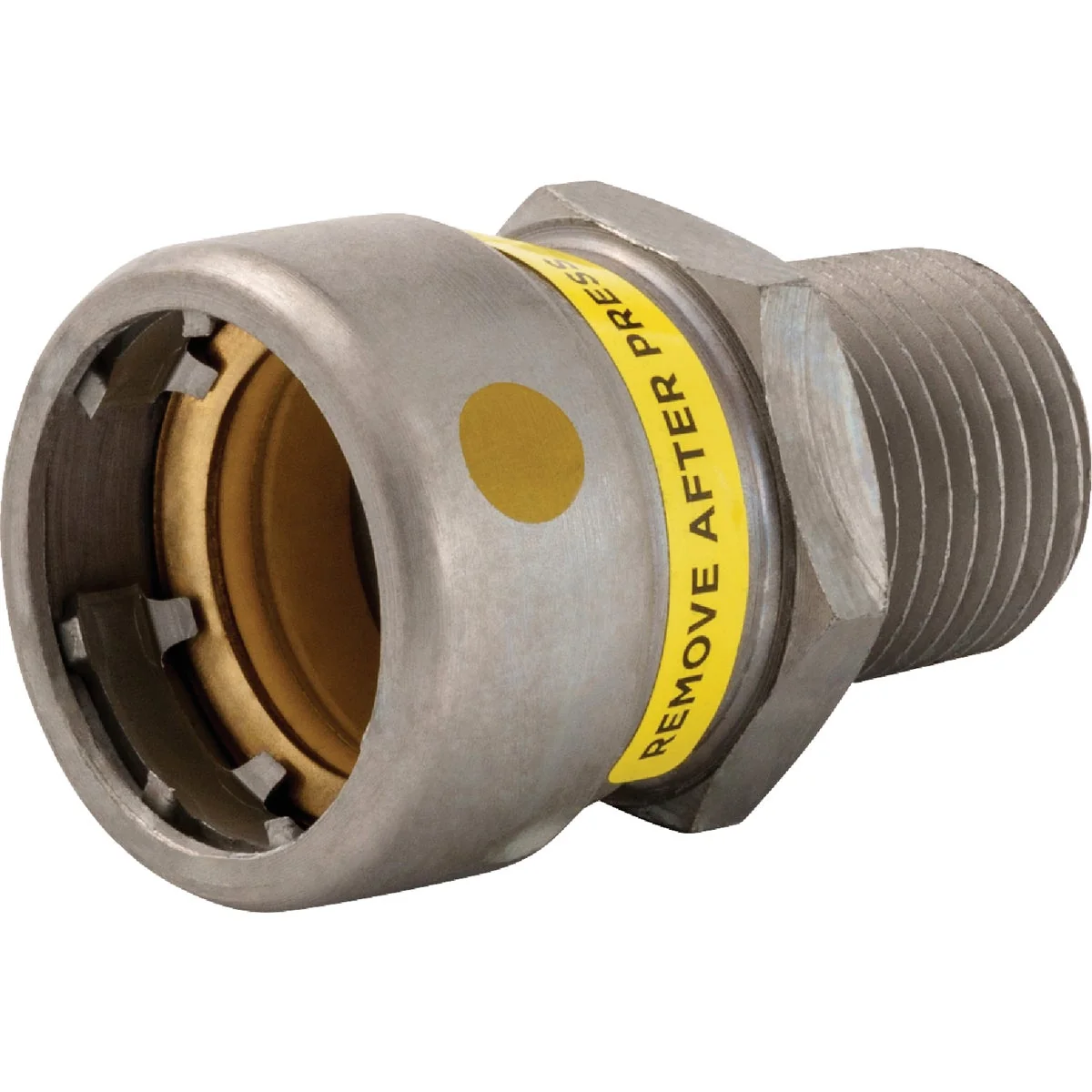 Secure Streamline 1 2 In. P X M Carbon Steel Adapter Minimalist