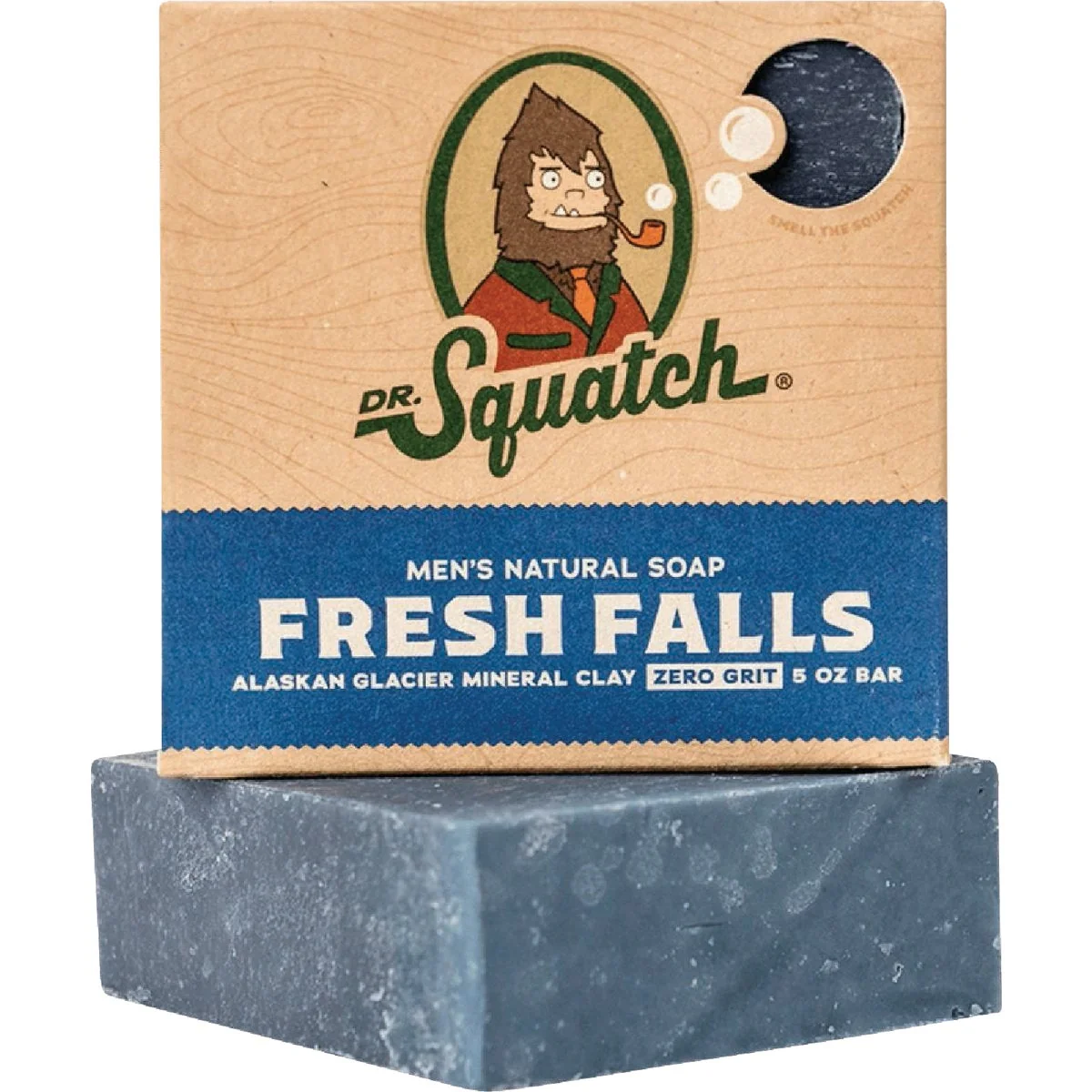 Durable Dr. Squatch 5 Oz. Fresh Falls Scent Bar Soap Long-Lasting
