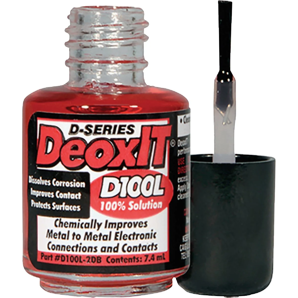 Long-Lasting DeoxIT D-Series D100L 7.4 mL Liquid in Brush Applicator Trendy