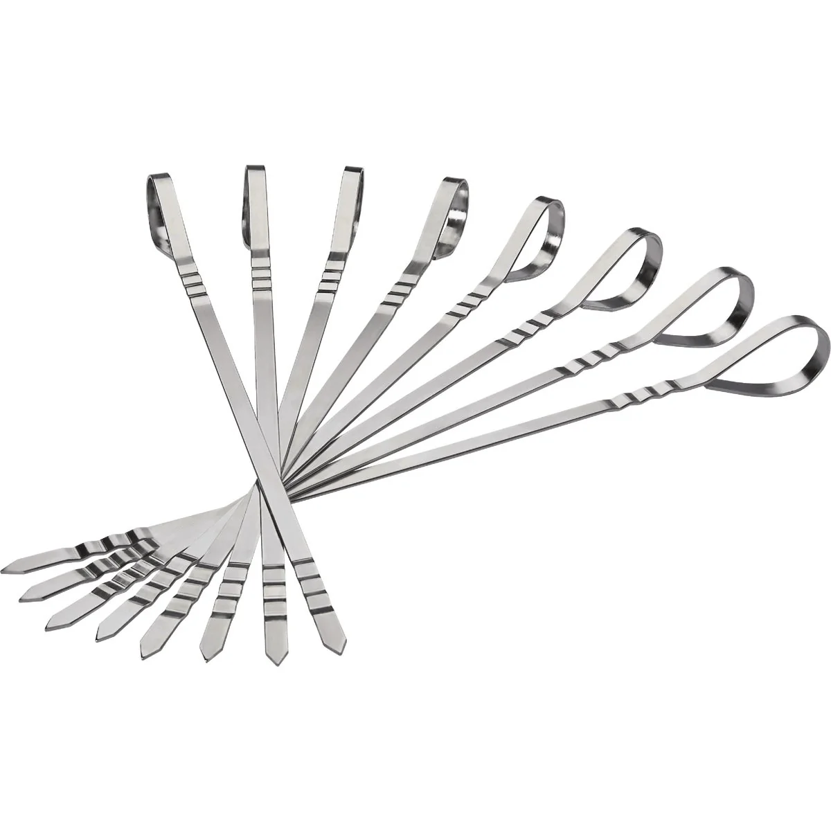 Exceptional Napoleon Stainless Steel Multifunctional Skewers 8-Piece Prestigious