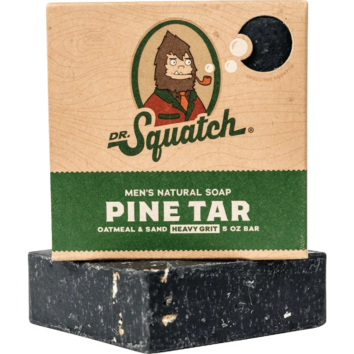 Carefully Designed Dr. Squatch 5 Oz. Pine Tar Scent Bar Soap Versatile