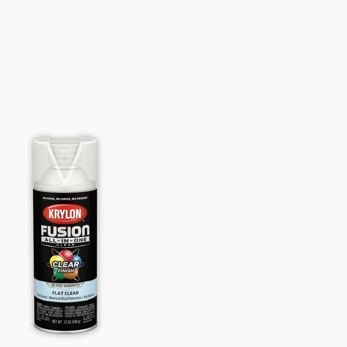 Healthy Krylon Fusion All-In-One 12 Oz. Flat Spray Paint Clear Prestigious