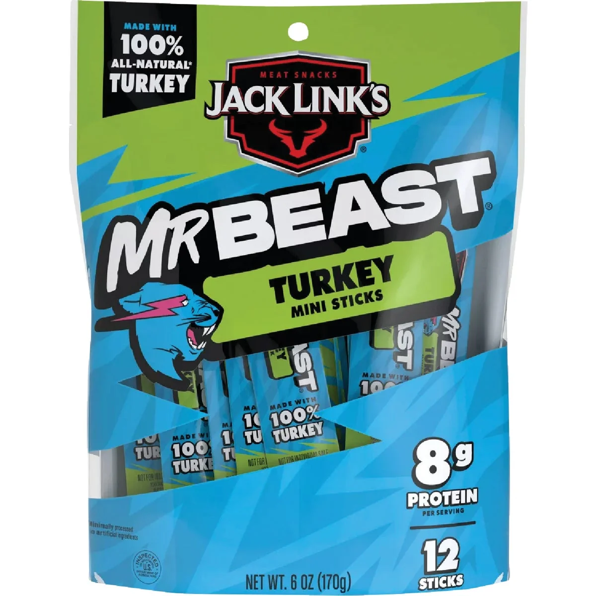 Flexible Jack Links 6 Oz. Savory Herb Turkey Sticks 12-Pack Long-Lasting