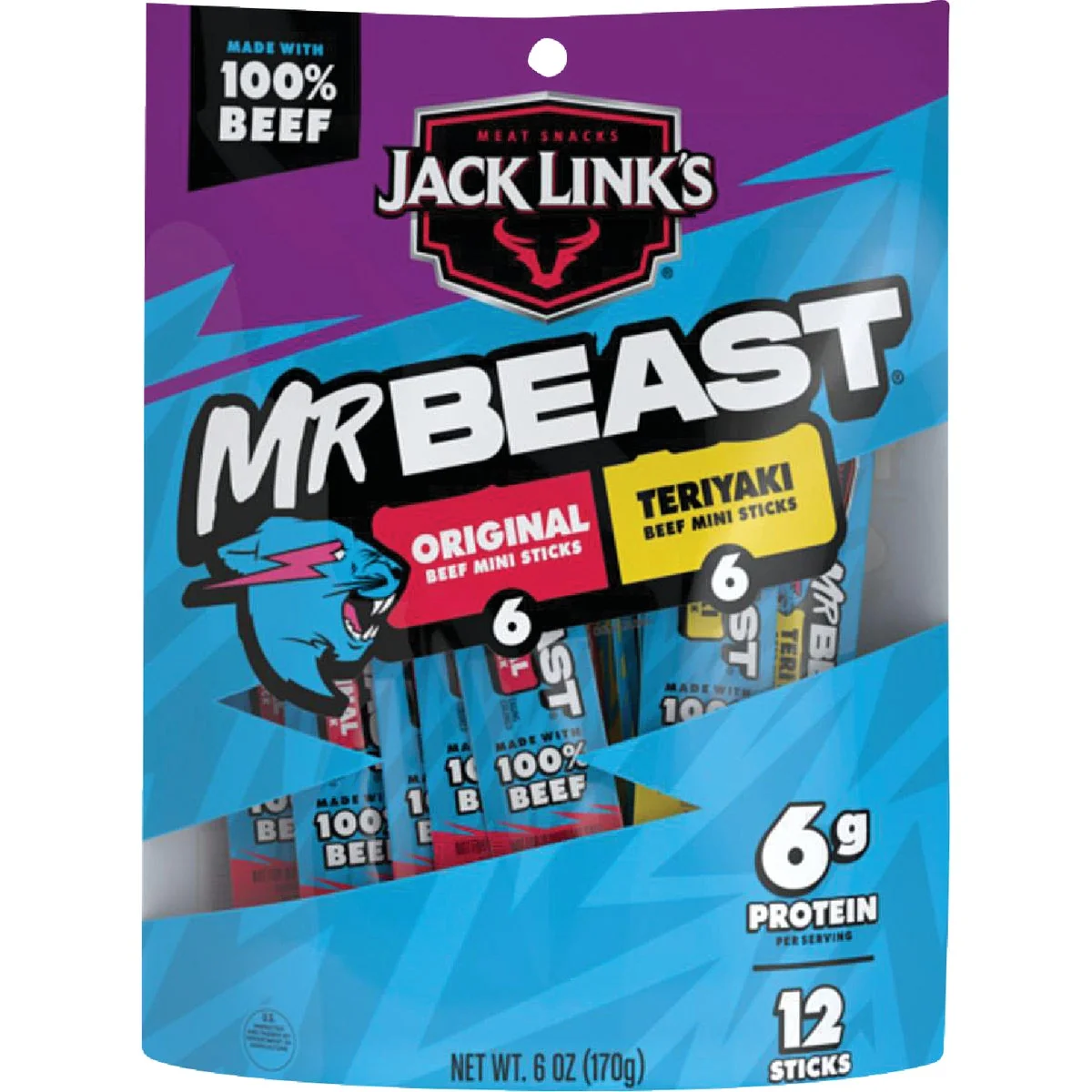 Quality Jack Links 6 Oz. Variety Pack of and Teriyaki Sticks 12-Pack Optimized