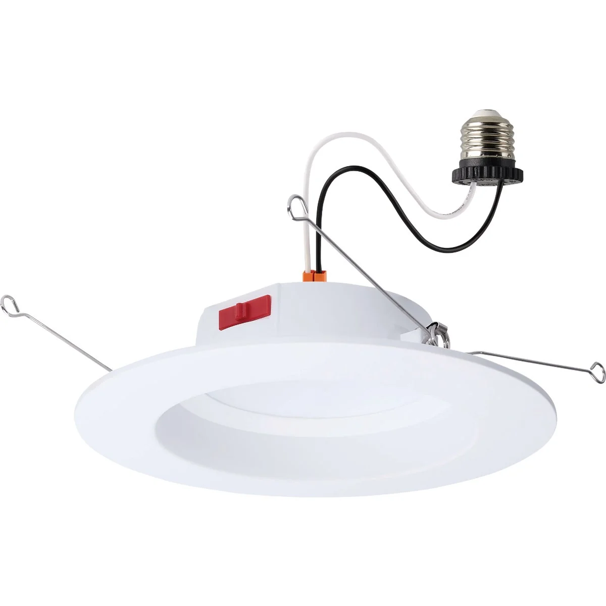 Trendy Satco NUVO 5 6 In. Retrofit White Selectable Color Temperature LED Recessed Light Kit IC-Rated Outstanding