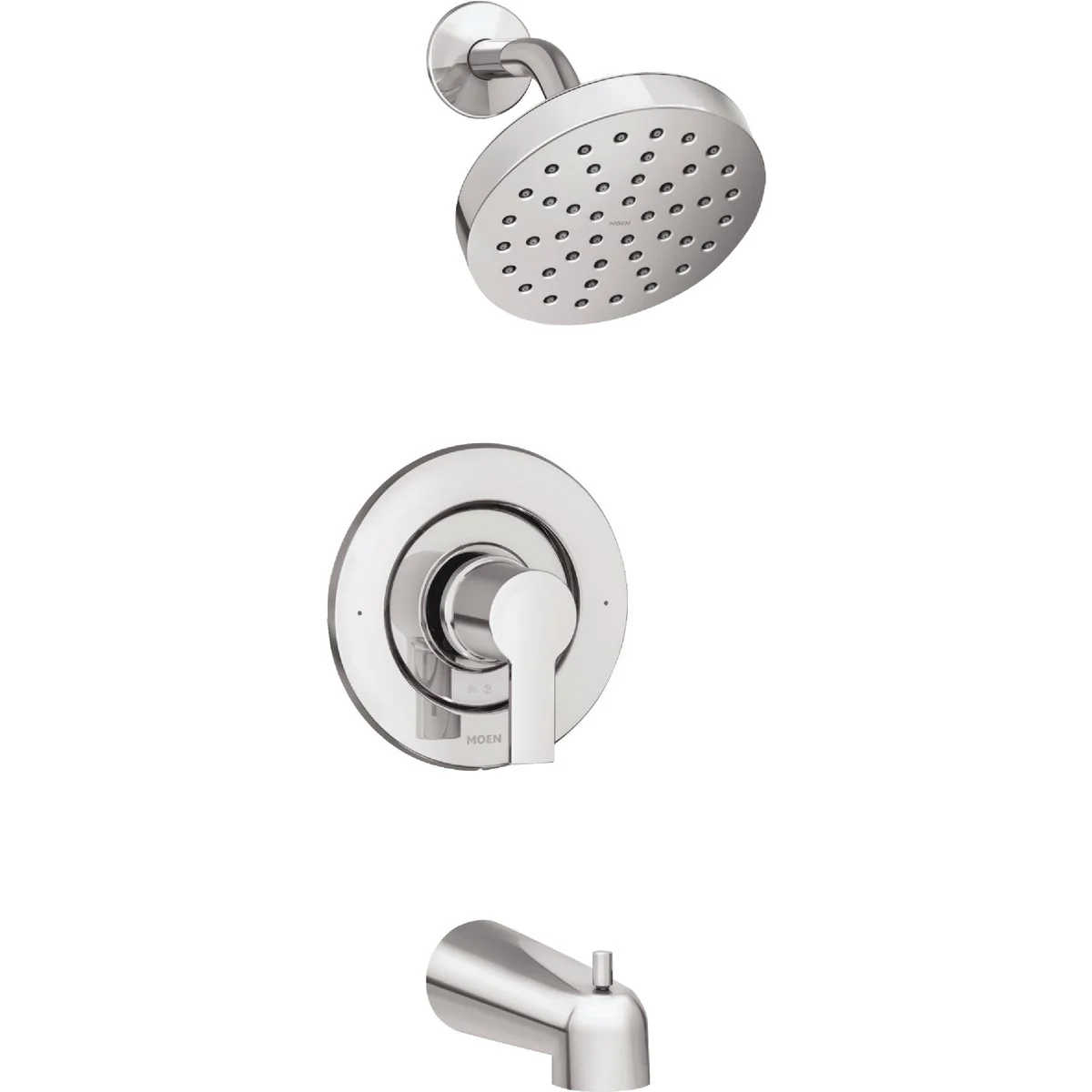 Reliable Moen Rinza Posi-Temp 1-Handle Lever Tub Shower Faucet Chrome Pure