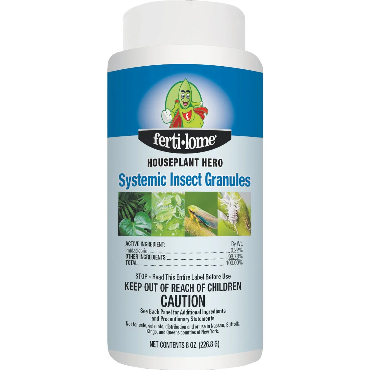 Reliable Ferti-lome Houseplant Hero 8 Oz. Systemic Insect Granules Original
