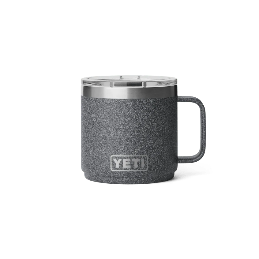 Elite Yeti 14oz Stackable Mug Black Stone Recyclable