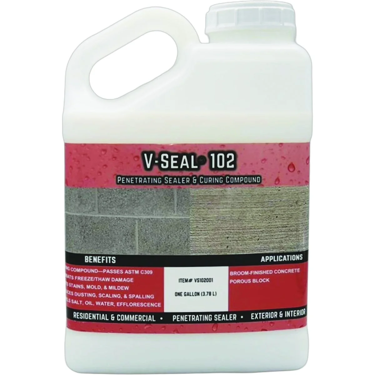 Casual V-Seal 102 Penetrating Sealer Curing Compound 1 Gal. Comfortable