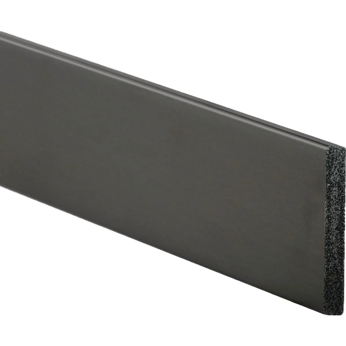 Practical Inteplast Building Products 4 In. W. x 1 2 In. H x 8 Ft. L. Black Polystyrene Craftsman Base Moulding Specialty