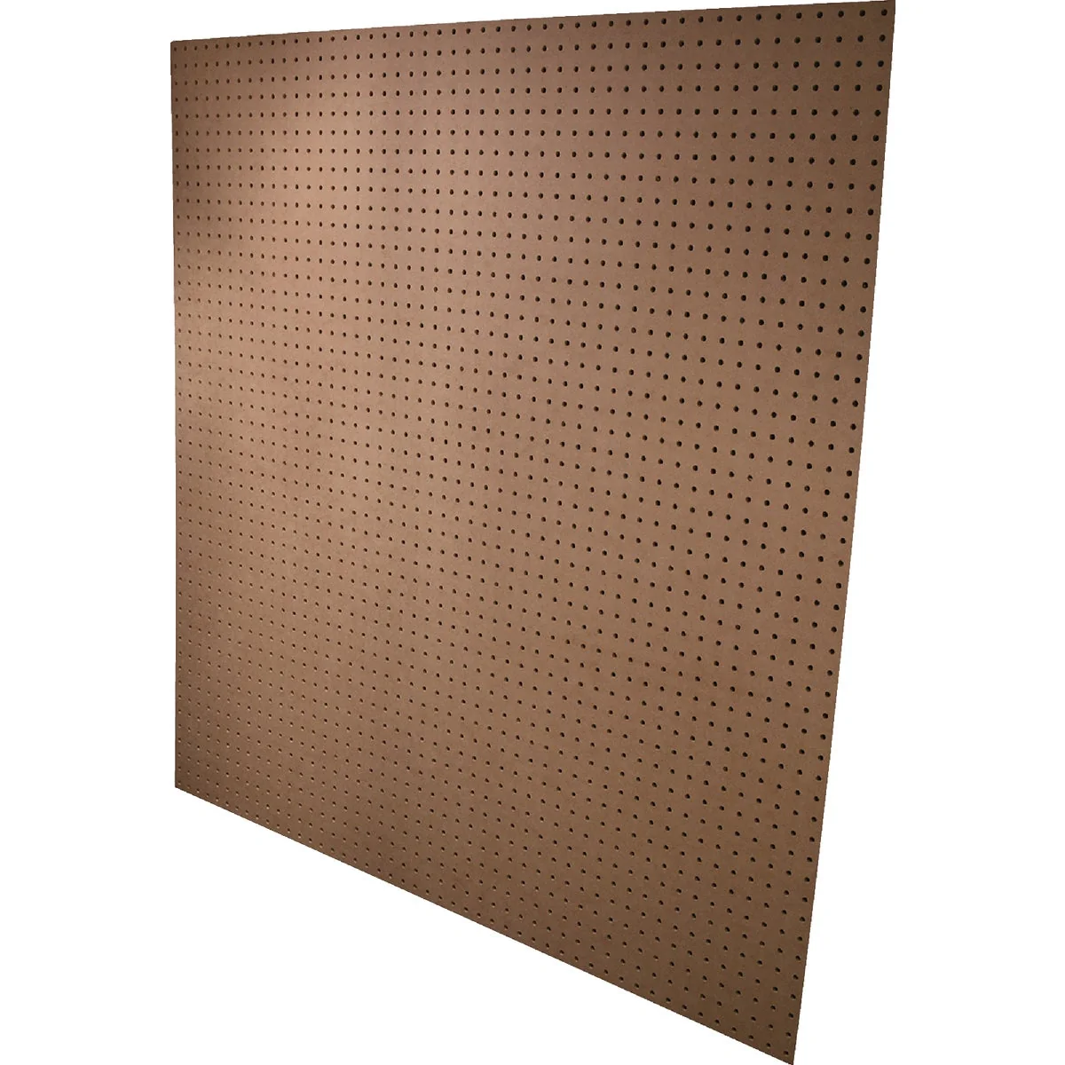 Classic Alexandria Moulding 4 Ft. x 4 Ft. x 3 16 In. Brown MDF Pegboard Solid