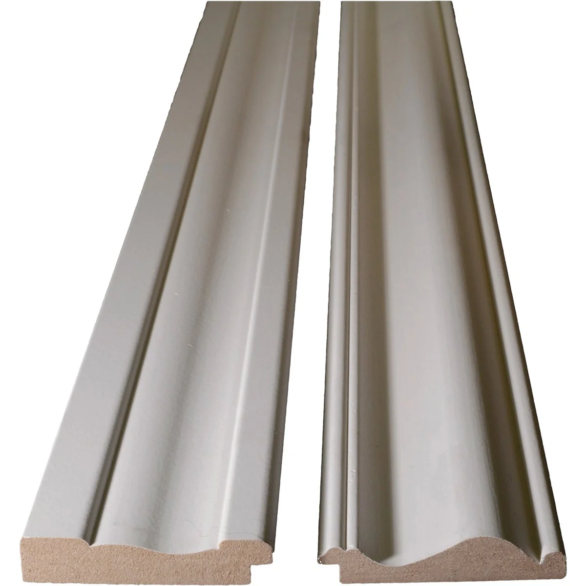 Eco-Friendly Alexandria Moulding Primed MDF Colonial Chair Base Board Combo Solid