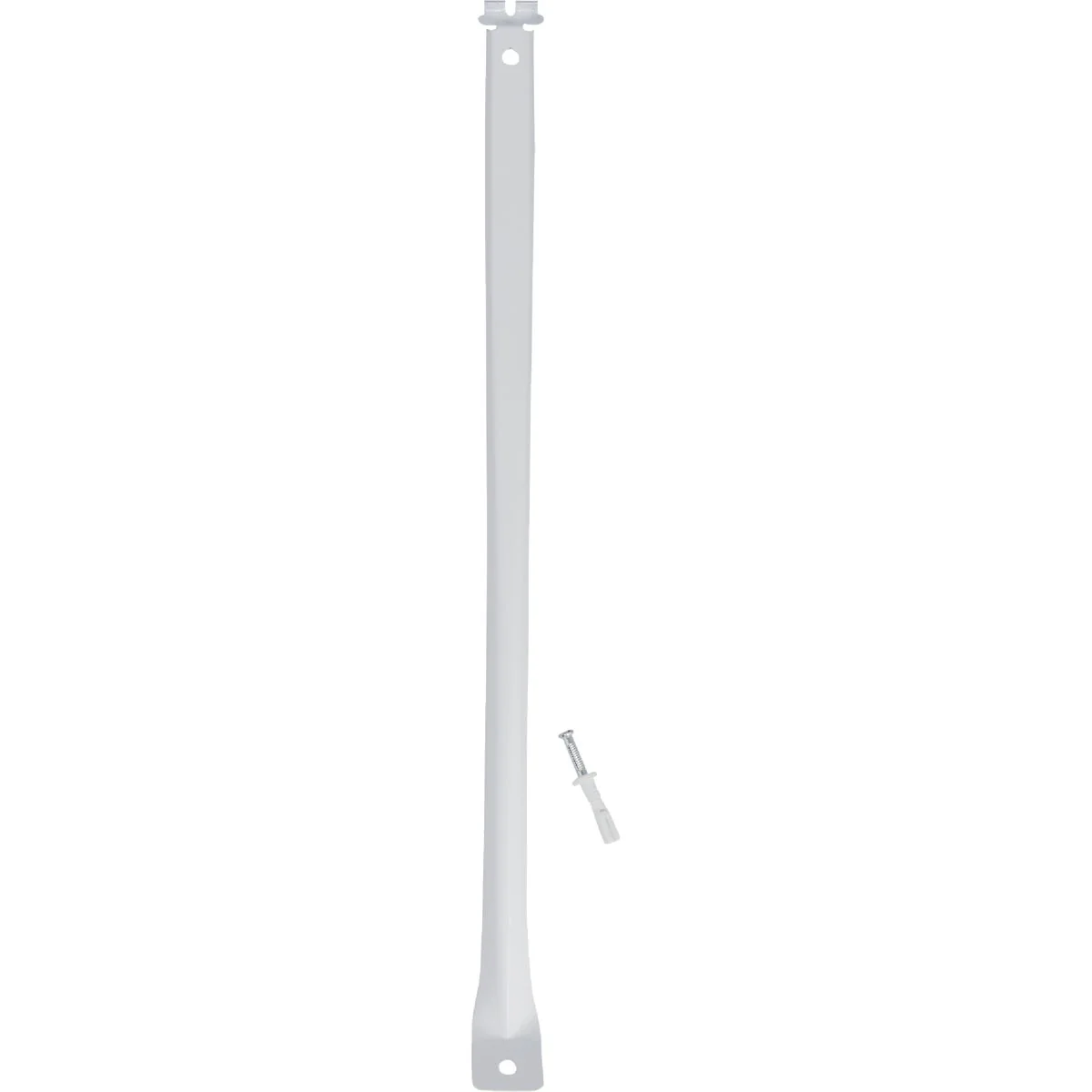 Flexible Rubbermaid 16 In. White Support Brace Detailed