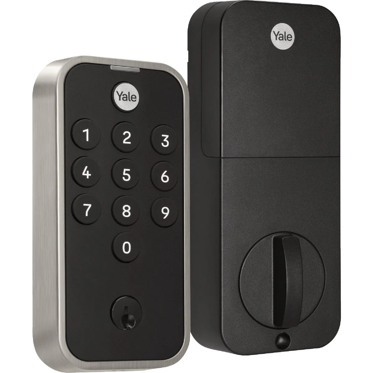 Advanced Yale Code Satin Nickel Electronic Lock Keypad Deadbolt Artisan