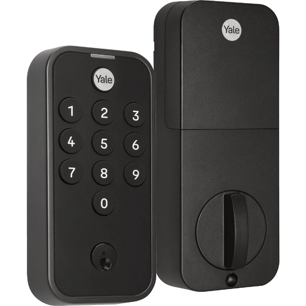 Breathable Yale Code Black Suede Electronic Lock Keypad Deadbolt Fine