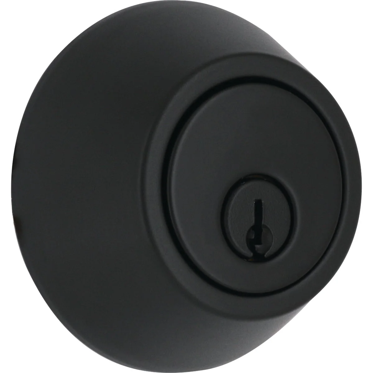 Optimized Steel Pro Matte Black Single Cylinder Deadbolt Sophisticated