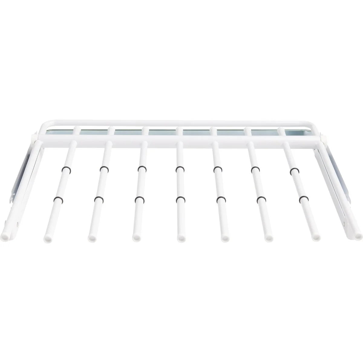 Fast Rubbermaid Configurations White Sliding Pants Rack First-Class