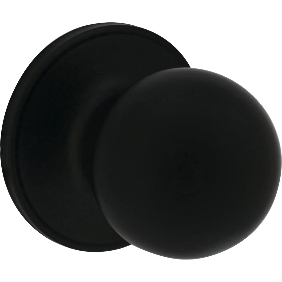 Detailed Steel Pro Matte Black Hall Closet Door Knob Versatile