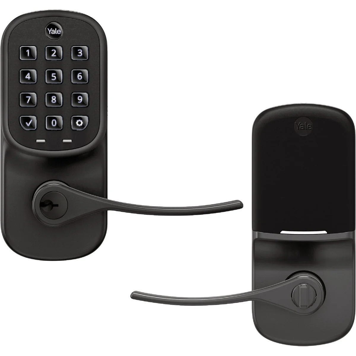 Fine Crafted Yale Assure Lever Black Standalone Electronic Lock Keypad Deadbolt Dependable