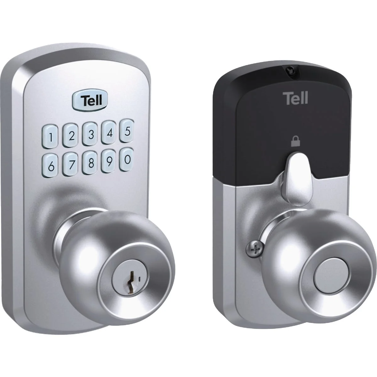 High-Performance Tell Commercial Empire Satin Chrome Electronic Keypad Lock Trendy