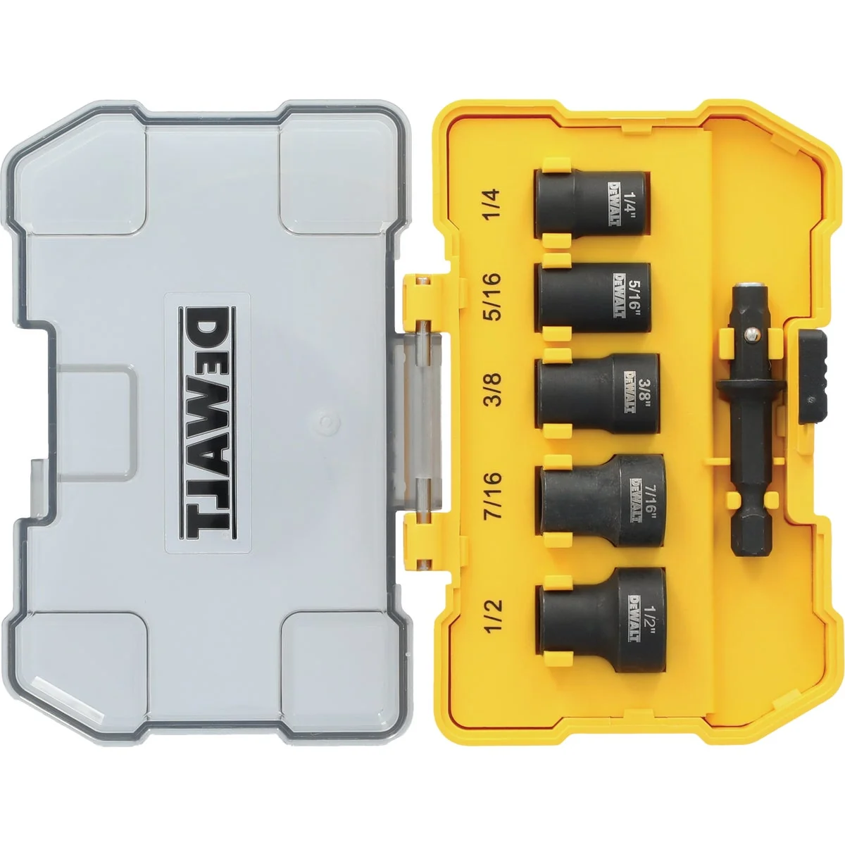 Dependable Dewalt Elite Series Cleanable Nutdriver Bit Set 5-Piece Organic