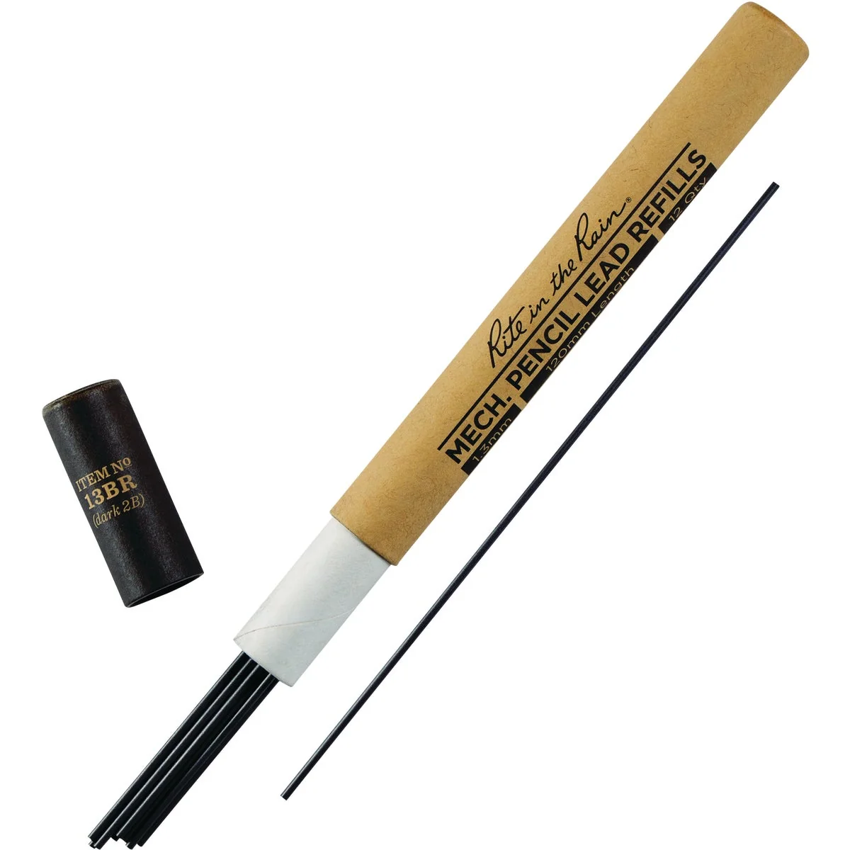 Long-Lasting Rite in the Rain 1.3 mm Mechanical Pencil Lead Refill 12-Pack Effective