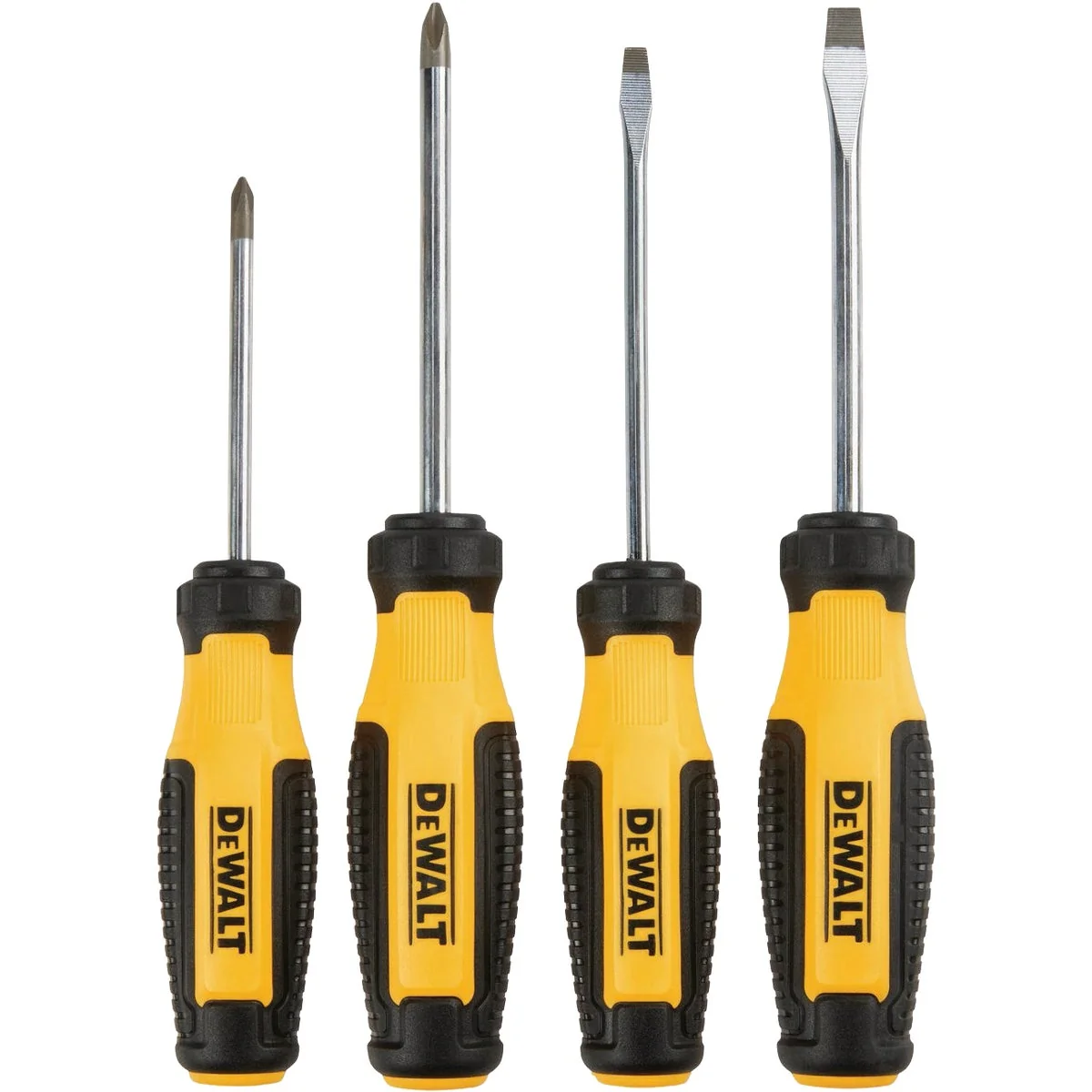 Enhanced DeWalt Performance Grip Screwdriver Set 4-Piece Fashionable