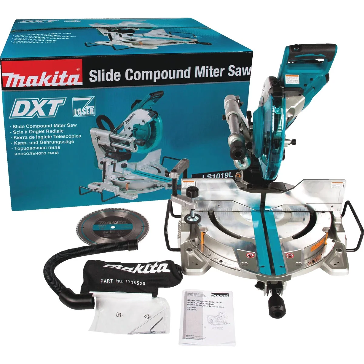 Dependable Makita 10 In. 15-Amp Dual-Bevel Sliding Compound Miter Saw with Laser Breathable