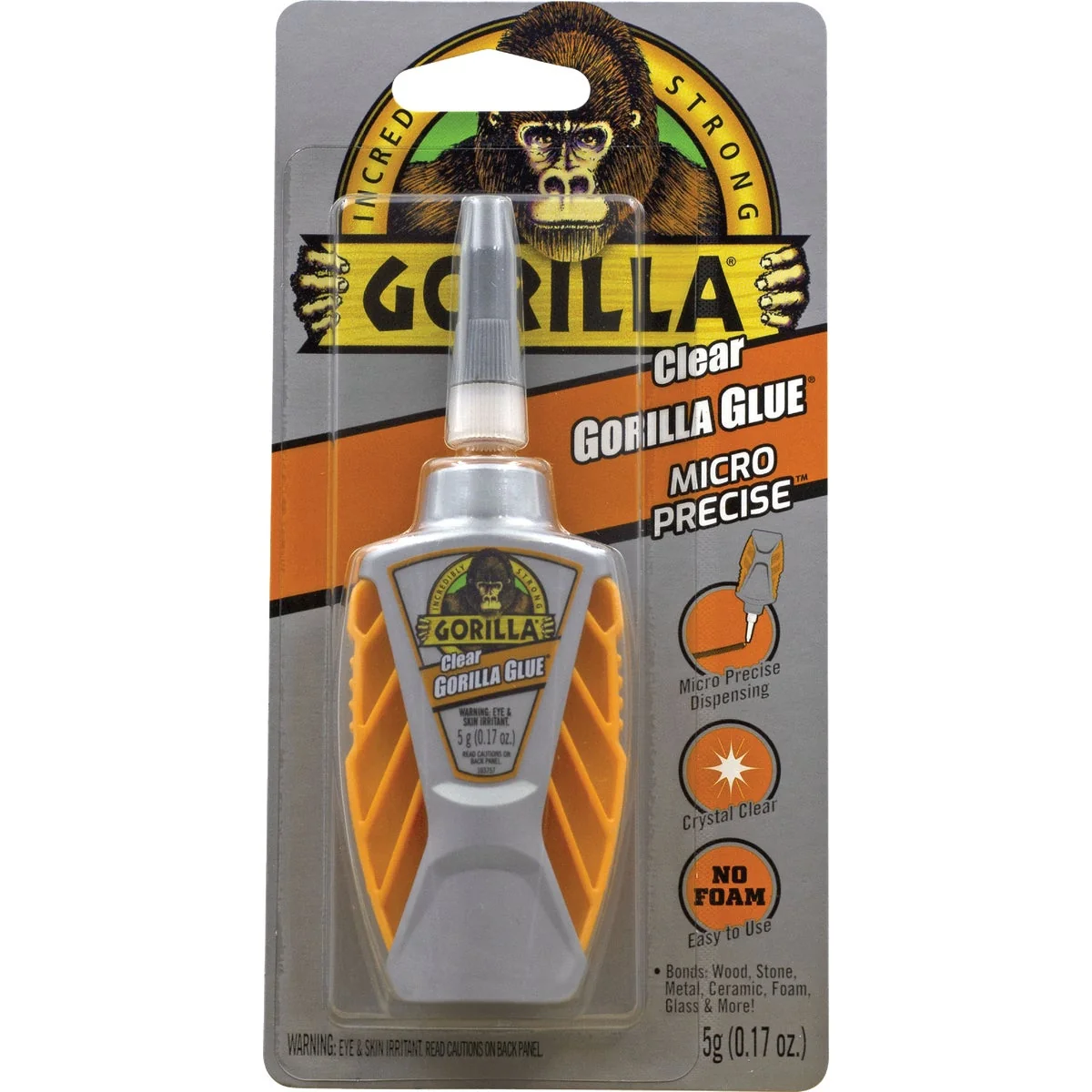 Artisan Gorilla 0.17 Oz. Micro Precise Clear Gorilla Glue Fast