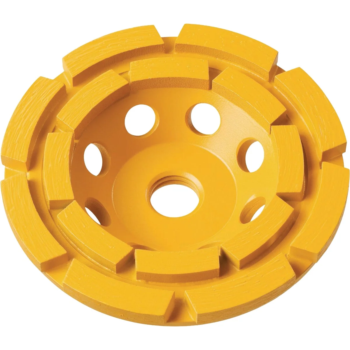 Solid DEWALT XP 4 In. Double Row Diamond Cup Wheel Reliable