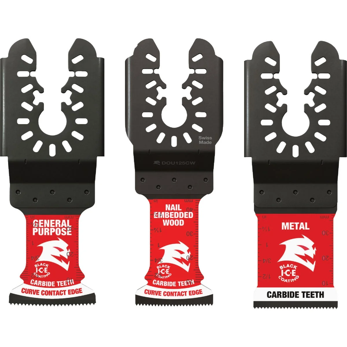 Exclusive Diablo AMPED Demo Demon Steel Demon Universal Fit Carbide Oscillating Blade Set 3-Piece Sophisticated