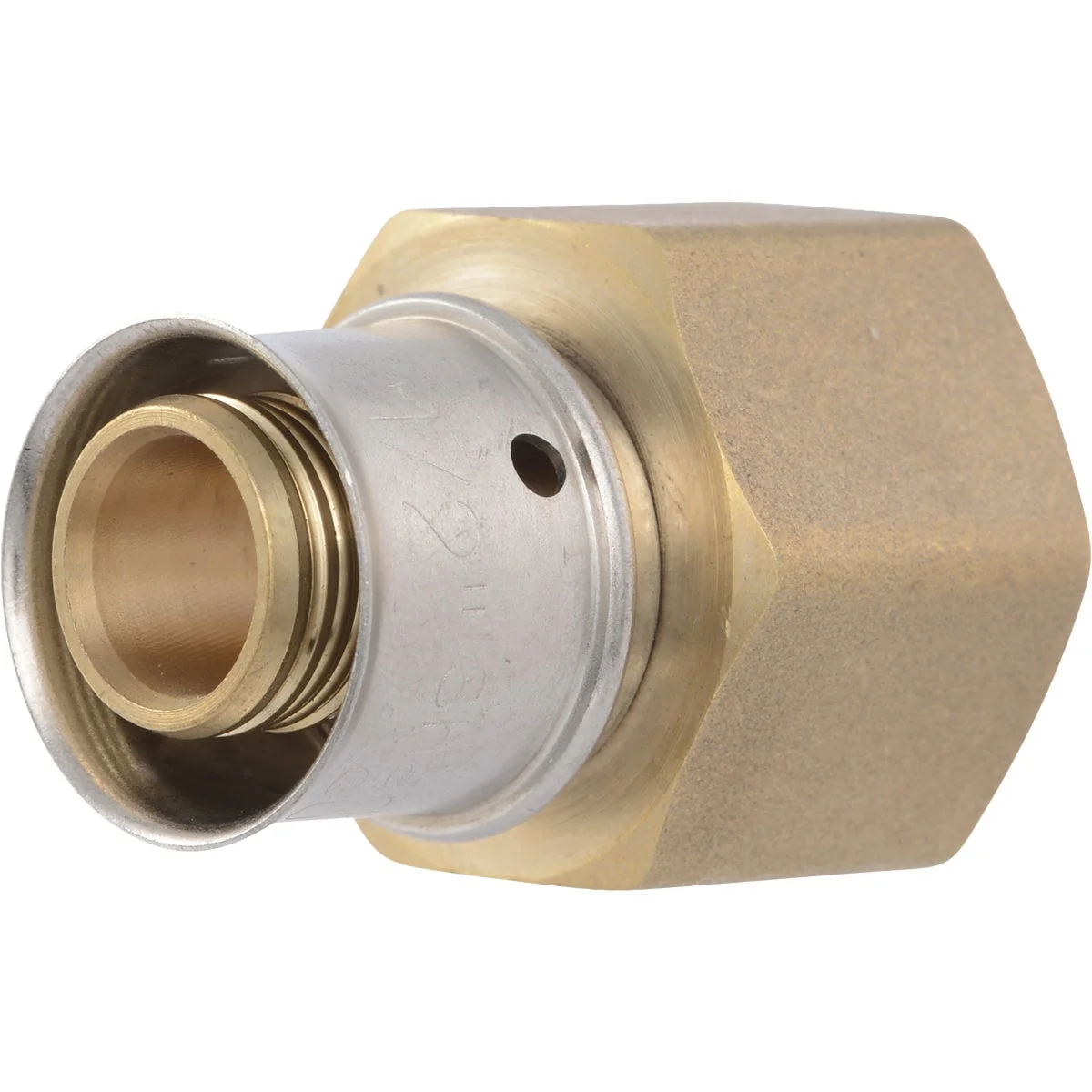 Refined SharkBite 1 2 In. x 3 4 In. FNPT PEX Press Brass Adapter Selected