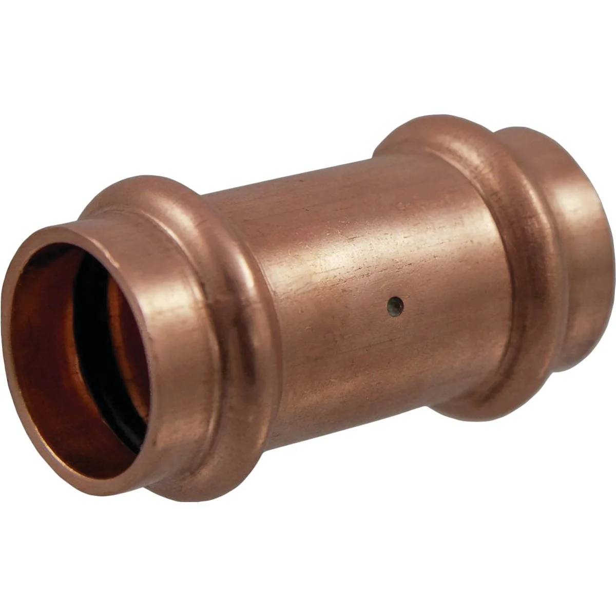 High-Quality NIBCO 1 In. x 1 In. Press Copper Coupling with Stop Green