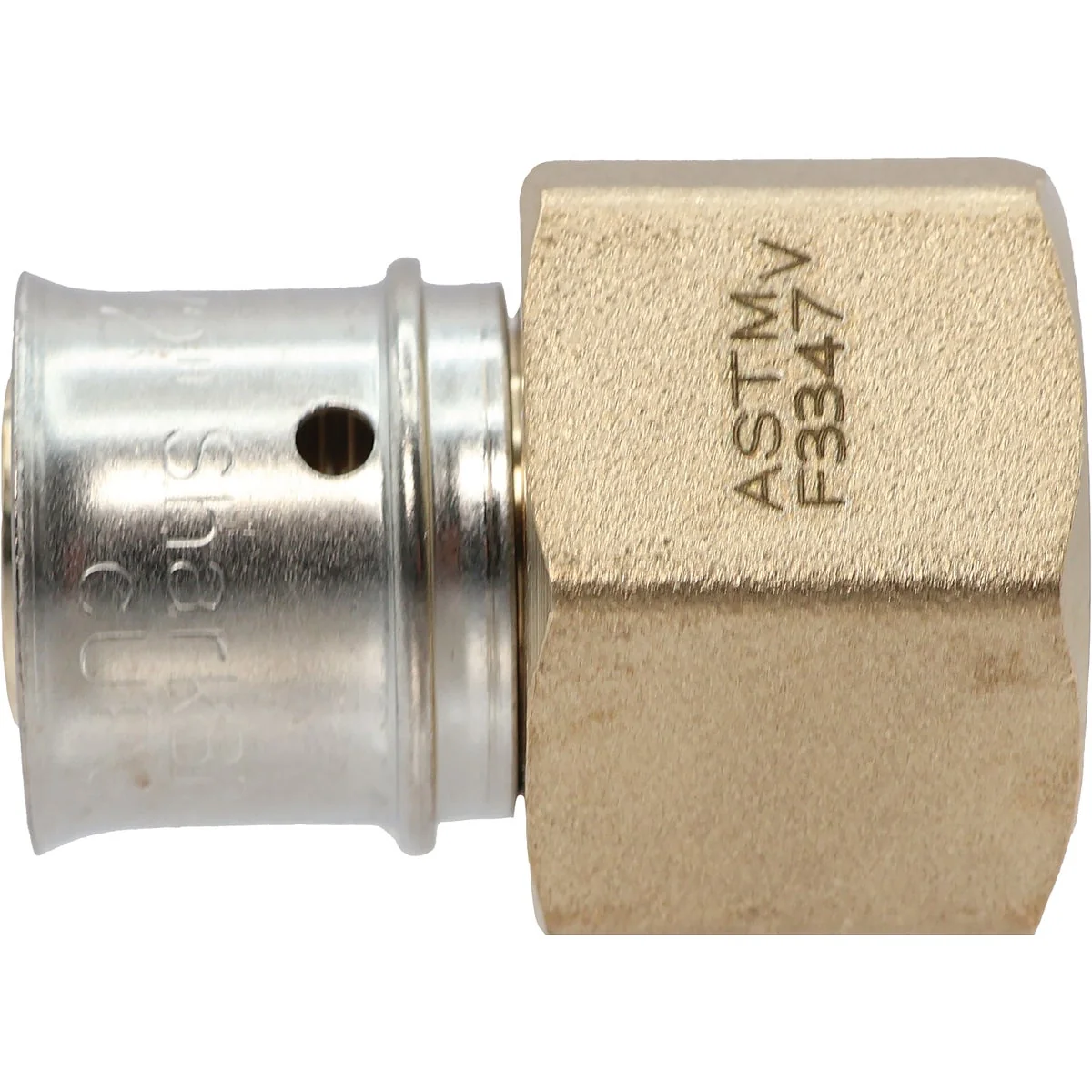 Responsible SharkBite 1 2 In. x 1 2 In. FNPT PEX Press Brass Adapter Modern