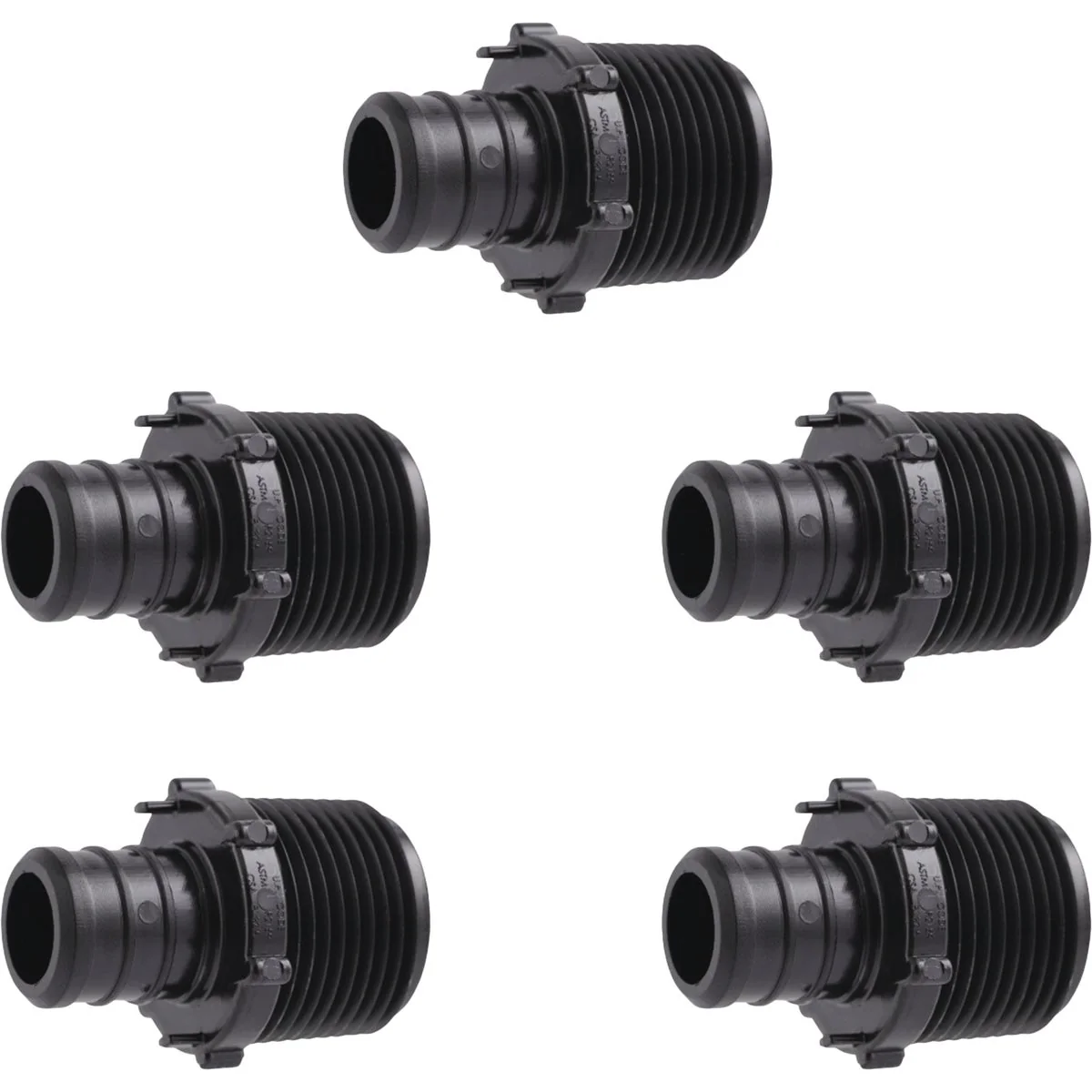 Reliable SharkBite 3 4 In. Barb x 3 4 In. MPT Poly-Alloy PEX Adapter 5-Pack Classic