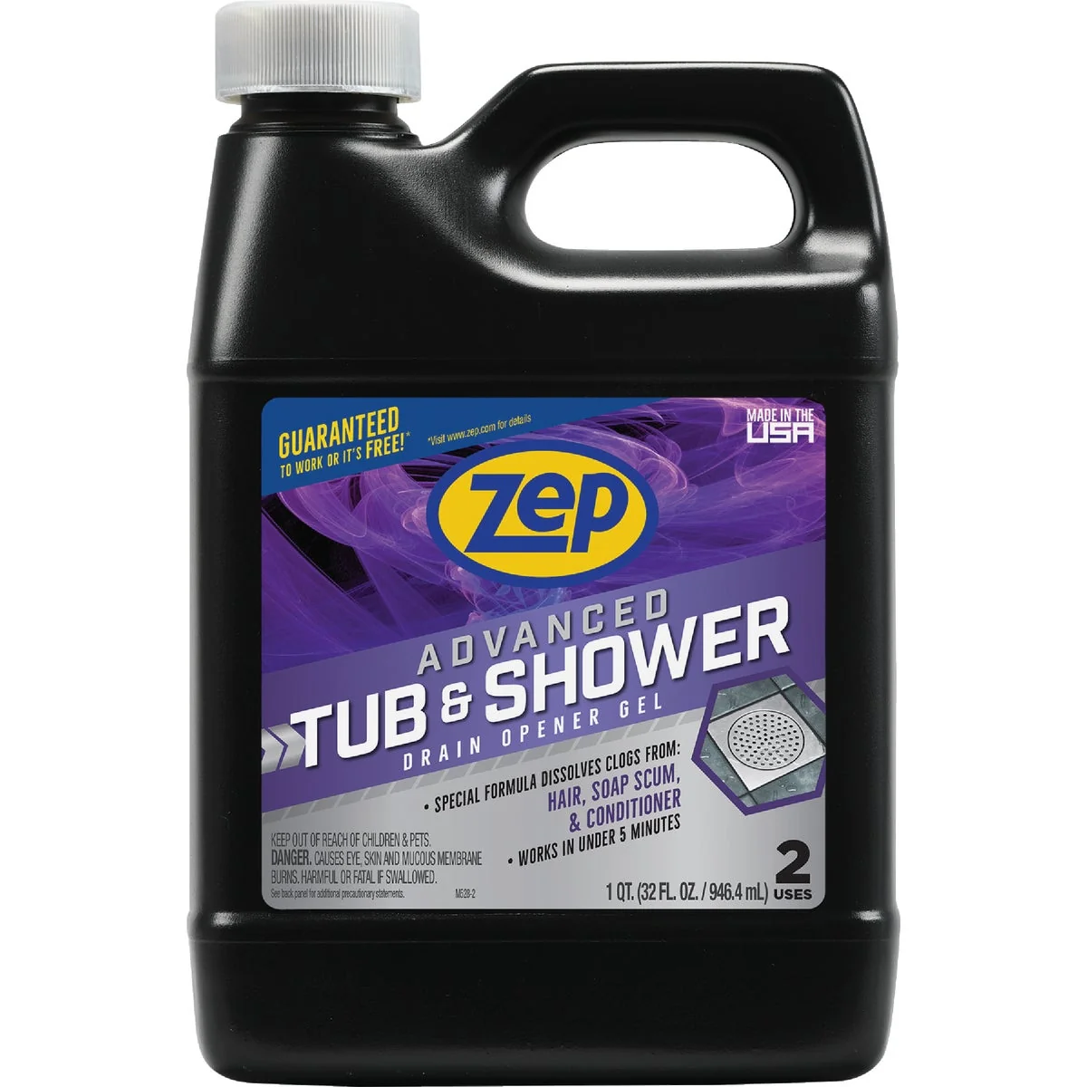 Fine Crafted Zep 32 Oz. Advanced Tub Shower Drain Opener Dependable
