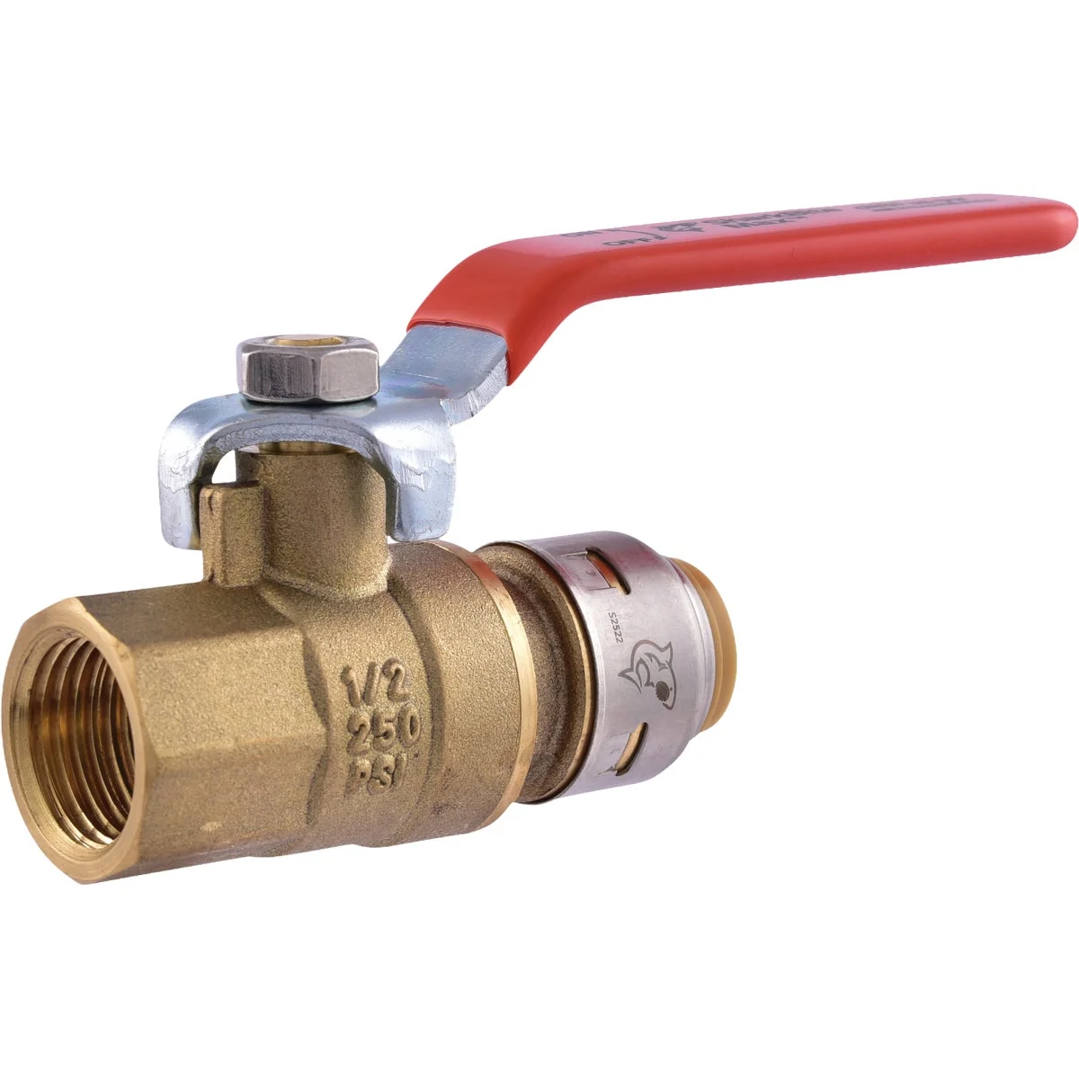 Stylish SharkBite 1 2 In. Brass Push-to-Connect x FIP Brass Ball Valve Secure