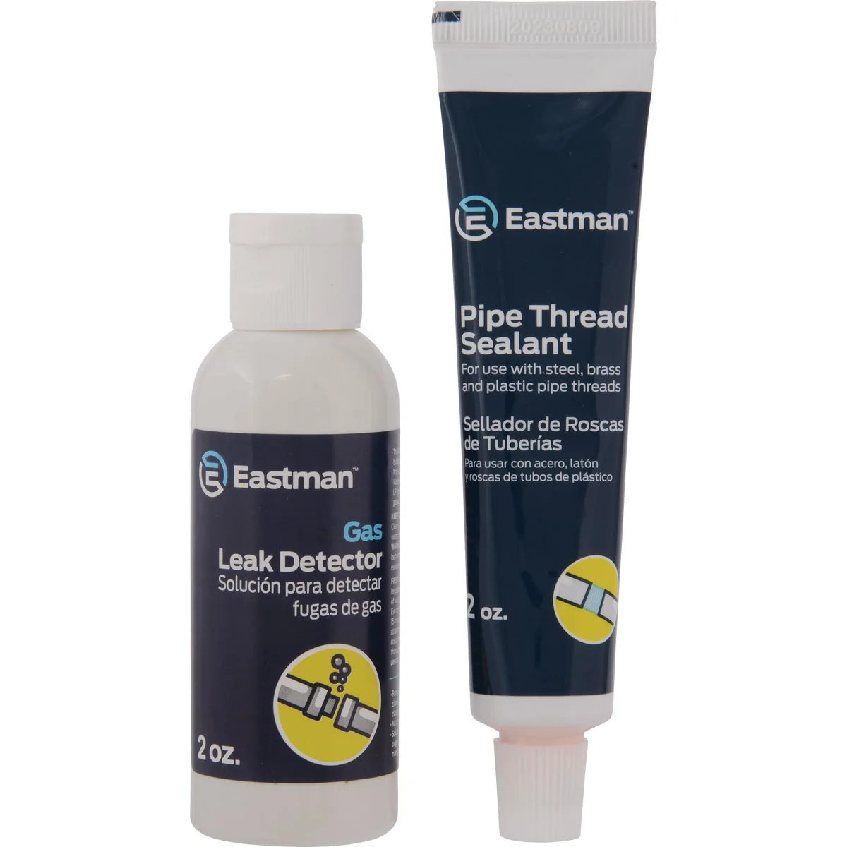 Prestigious Eastman 2 Oz. Gas Fitting Install Kit with Leak Detector Sealant Breathable