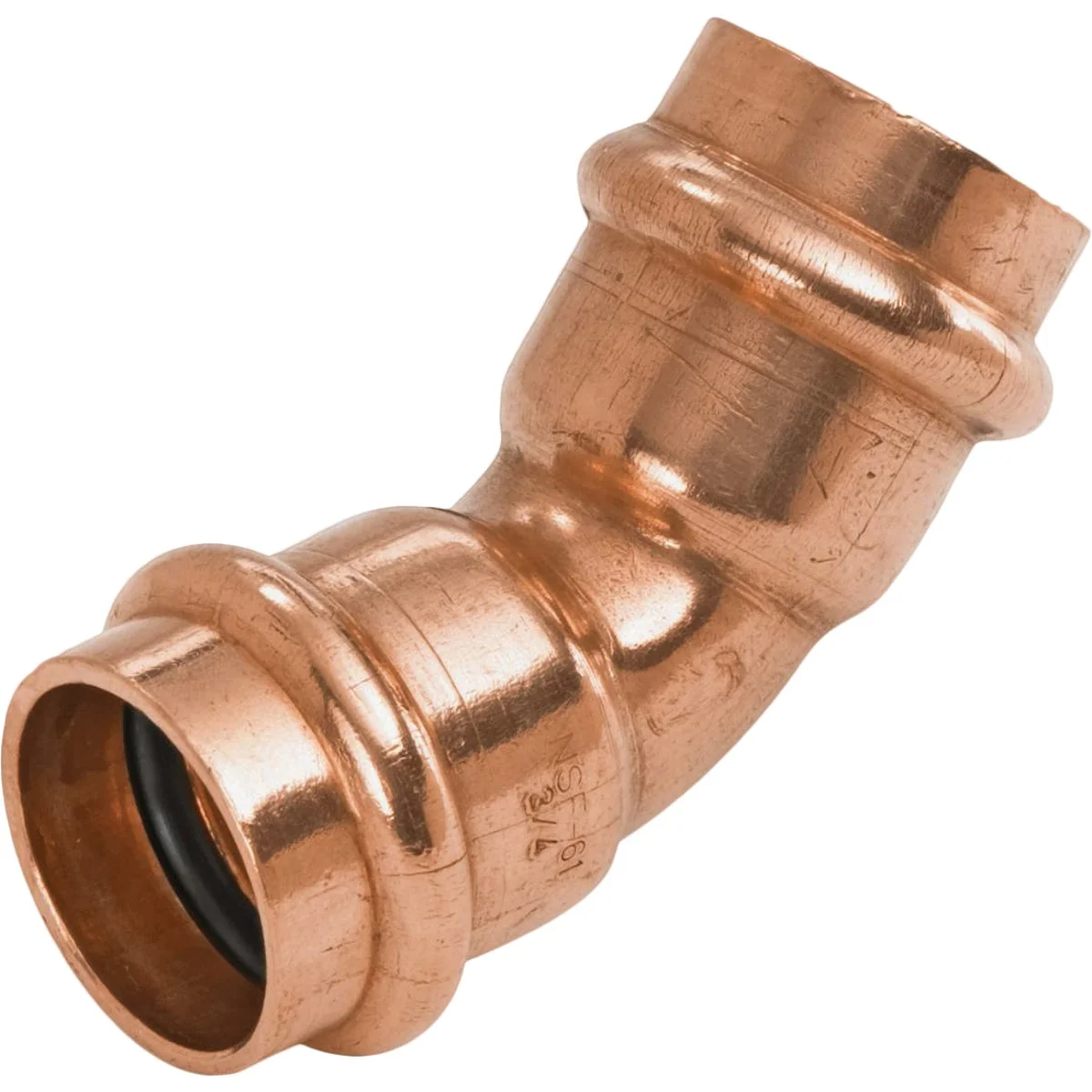 Eco-Friendly NIBCO 3 4 In. 45 Deg. Press Copper Elbow 1 8 Bend 10-Pack Breathable