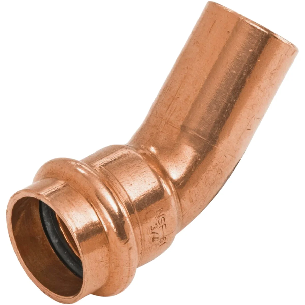 Reliable NIBCO 1 2 In. FTG x 1 2 In. Press 45 Deg. Press Copper Elbow 1 8 Bend 10-Pack Sustainable