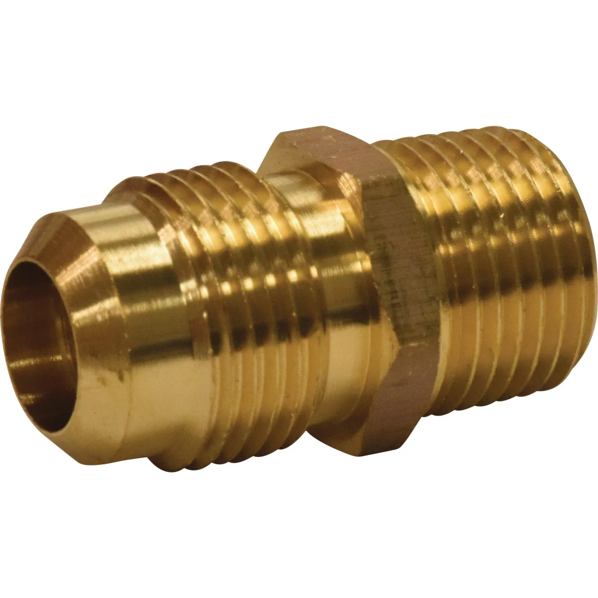 Quality Eastman 3 8 In. OD Flare x 1 2 In. MIP Tapped 3 8 In. FIP Brass Adapter Gas Fitting Convenient