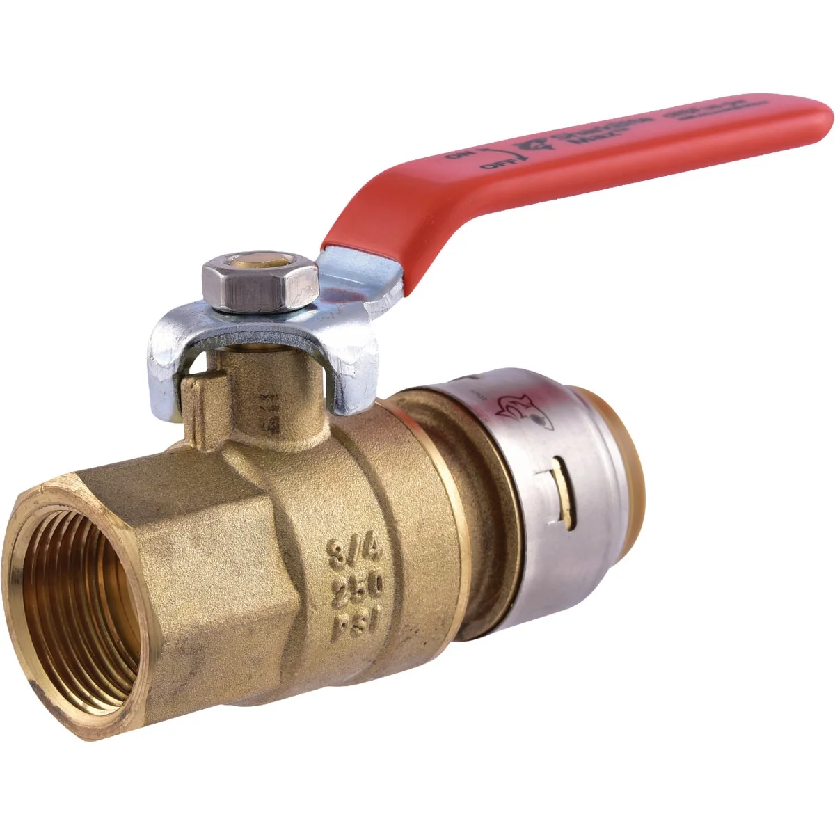 Clean SharkBite 3 4 In. Brass Push-to-Connect x FIP Brass Ball Valve Next-Generation