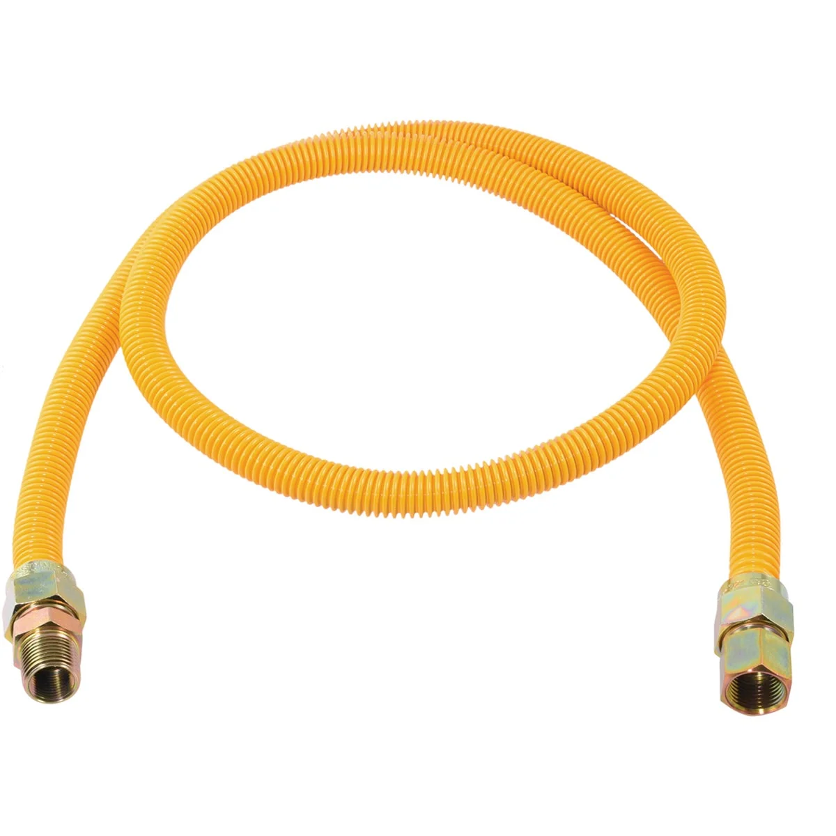 Classic Eastman 5 8 In. OD x 60 In. 1 2 In. FIP x 1 2 In. MIP Tapped 3 8 In. FIP Coated Stainless Steel Gas Connector Unique