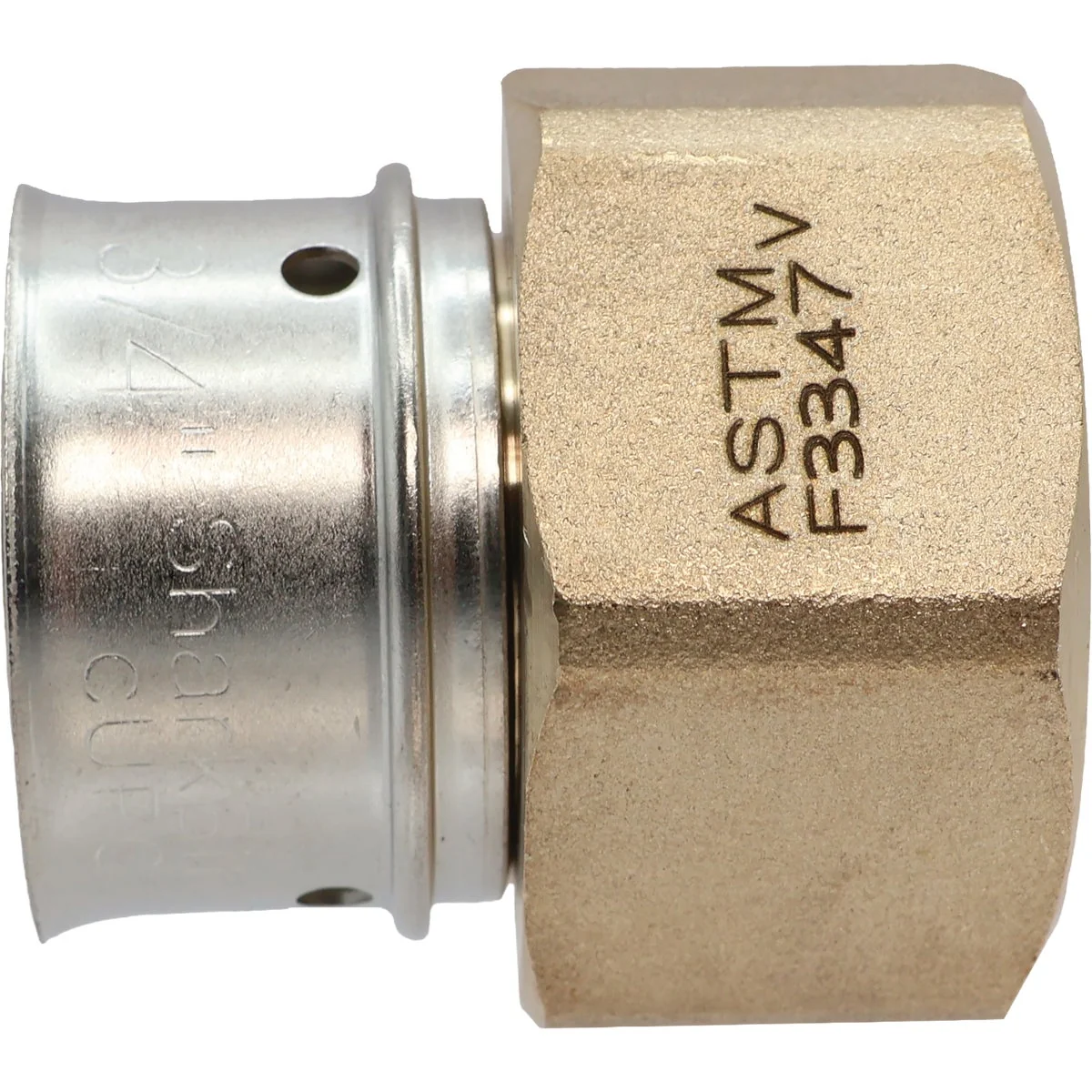 Organic SharkBite 3 4 In. x 3 4 In. MNPT PEX Press Brass Adapter Next-Generation