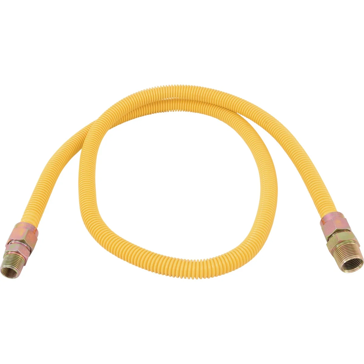 Versatile Eastman 5 8 In. OD x 60 In. 3 4 In. MIP x 1 2 In. MIP Tapped 3 8 In. FIP Coated Stainless Steel Gas Connector Stylish