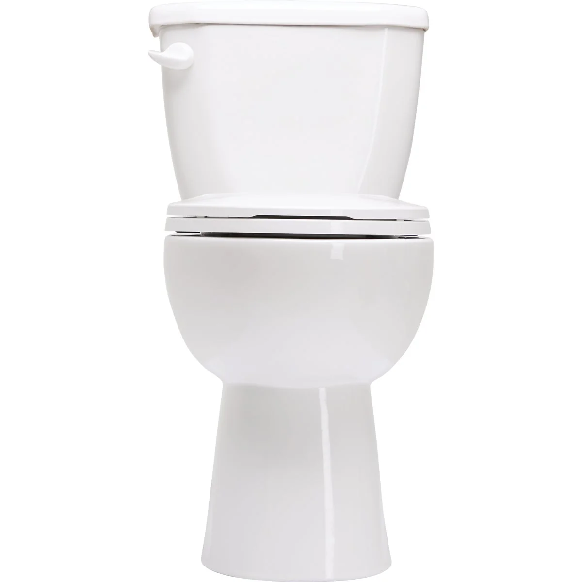 Responsible Common Goods Crest White Elongated 1.28 GPF HET Toilet Modern