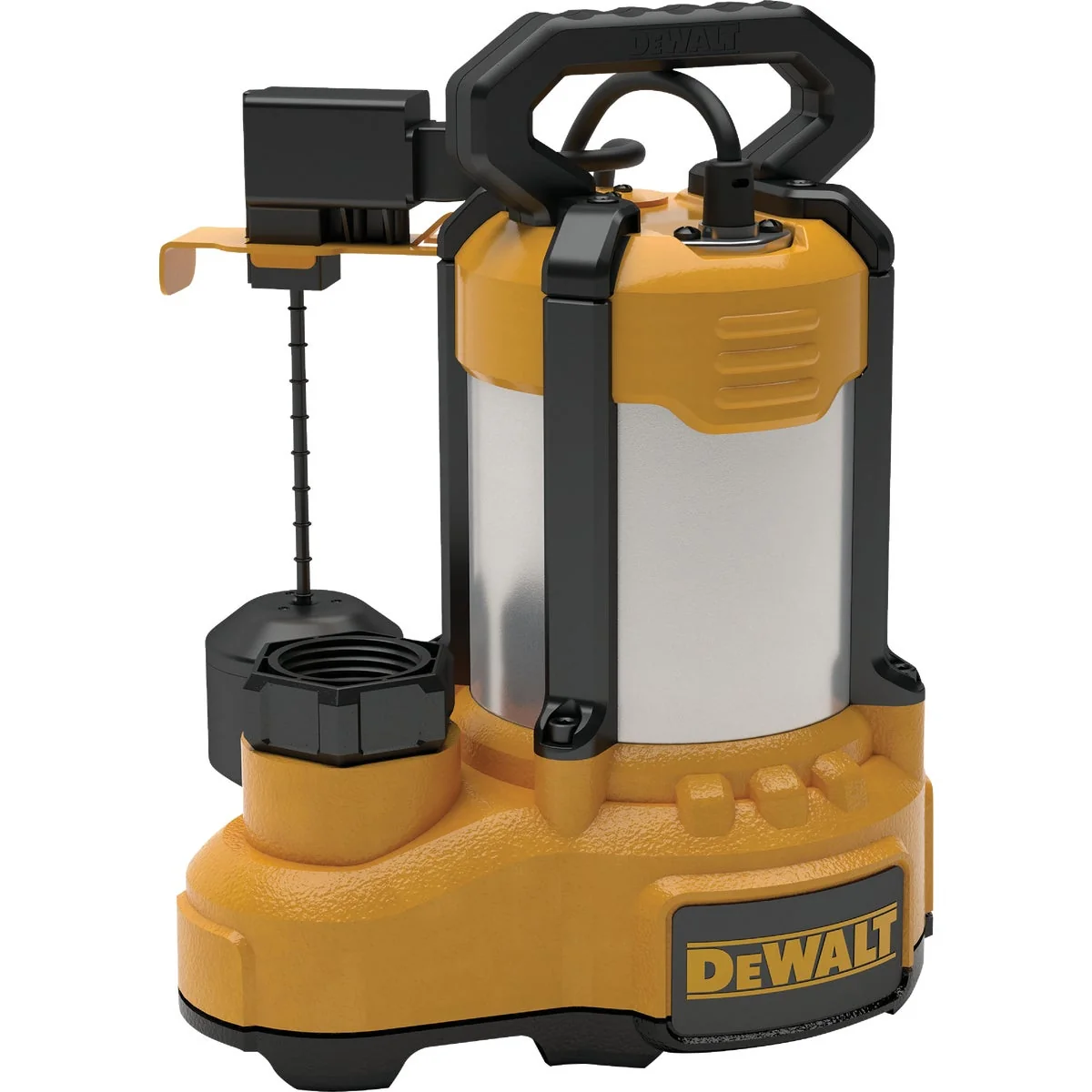 Easy-to-Use DEWALT 3 4 HP Stainless Steel Cast Iron Submersible Sump Pump with Piggy-Back Vertical Float Switch Sustainable