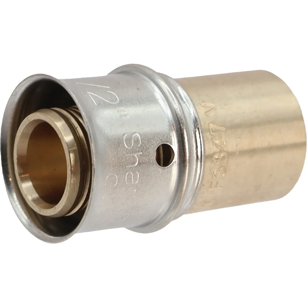 Contemporary SharkBite 1 2 In. x 1 2 In. Male PEX Press Brass Sweat Adapter Elegant